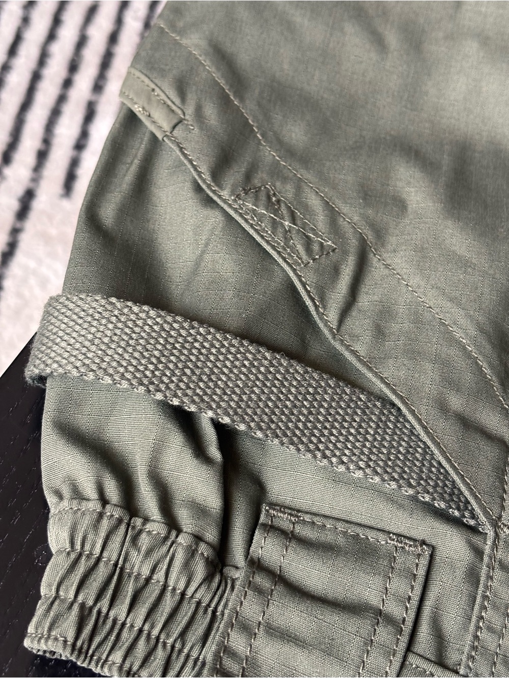 5.11 Tactical Olive Green Men's Cargo Shorts with D-Ring NWOT - Picture 6 of 8